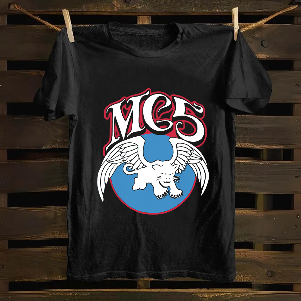 Unisex Vintage  M.C.5 Music Bands Cotton T-Shirt