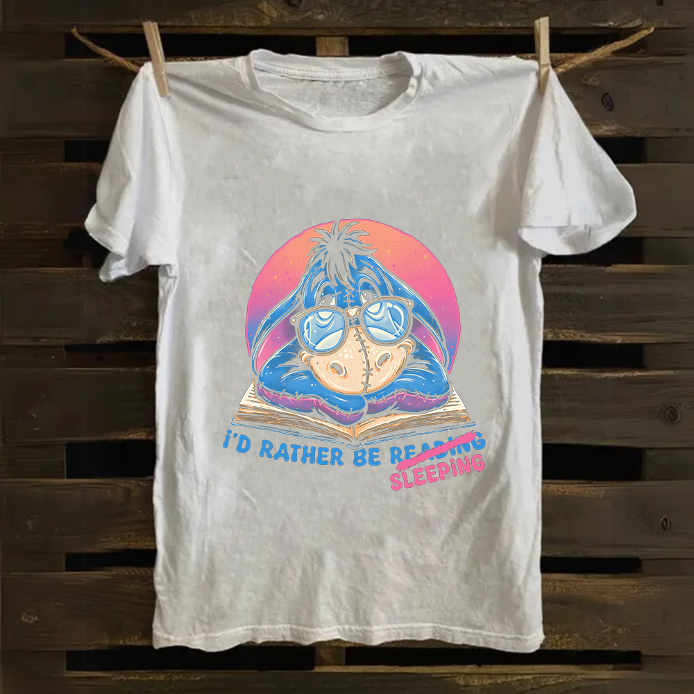 Unisex Vintage Rather Be Sleeping  Cotton T-Shirt