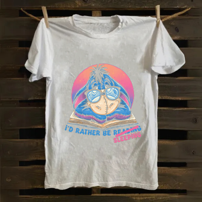 Unisex Vintage Rather Be Sleeping  Cotton T-Shirt