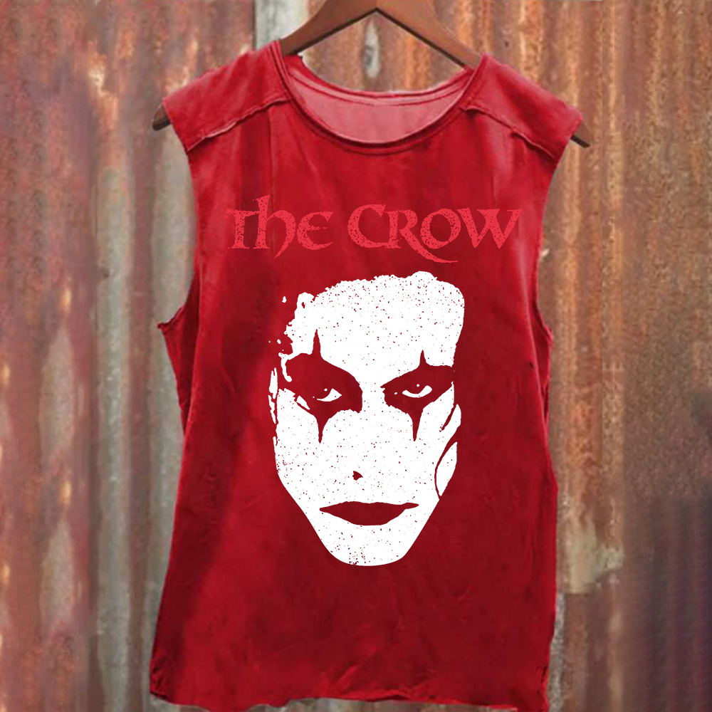 Unisex Vintage Washed The Crow Tank Top