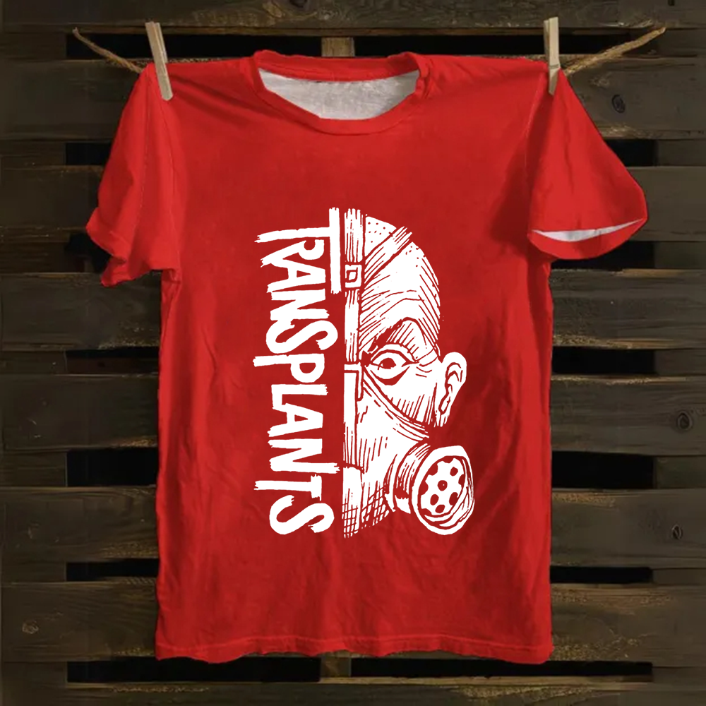Unisex Vintage Transplants Band Cotton T-Shirt