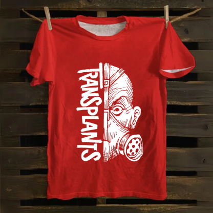 Unisex Vintage Transplants Band Cotton T-Shirt