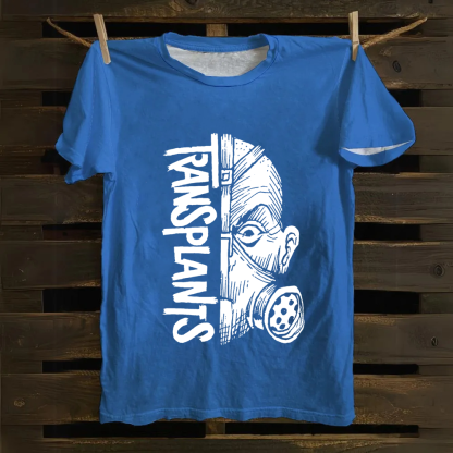 Unisex Vintage Transplants Band Cotton T-Shirt