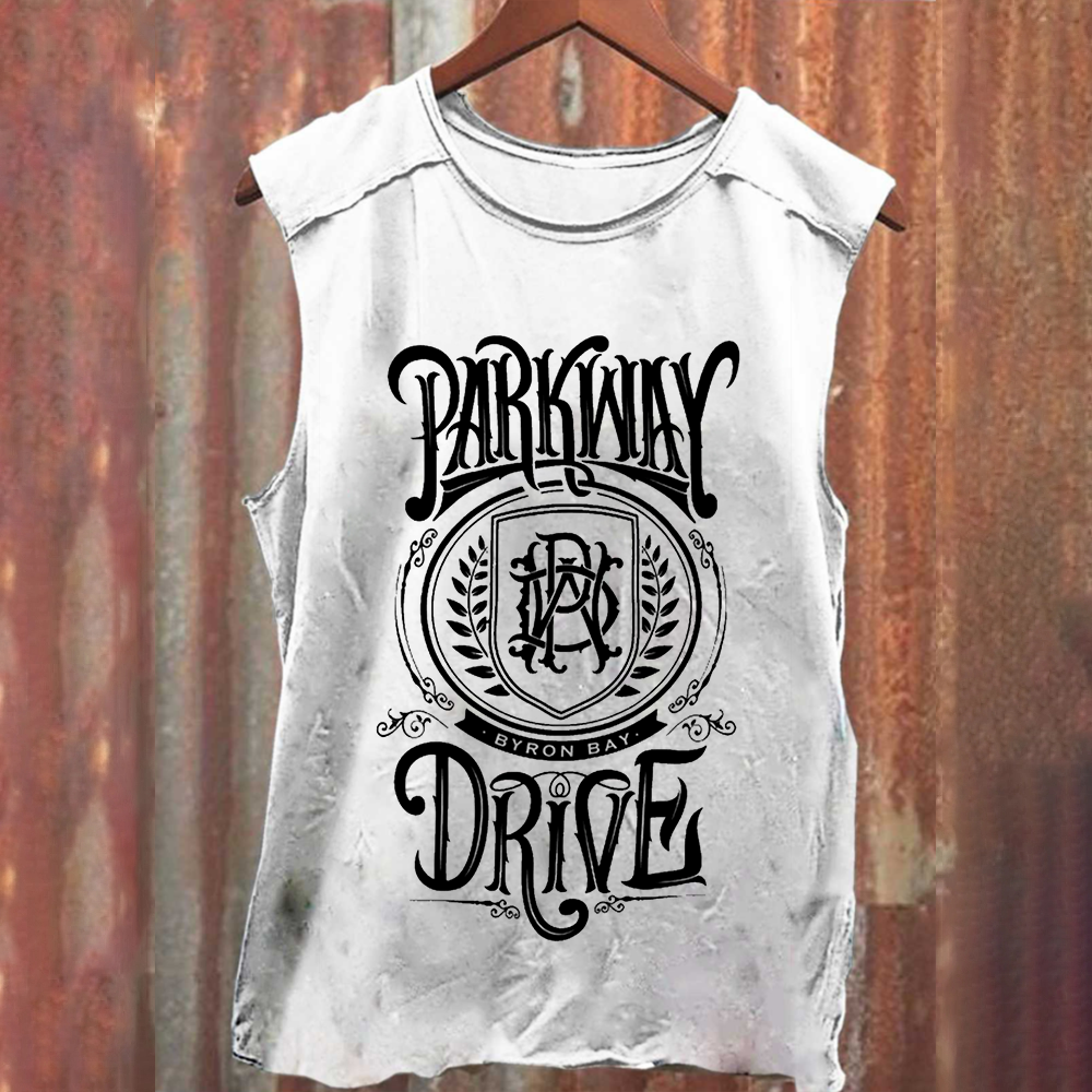 Unisex Vintage Washed  Parkway Drive Band Tank Top