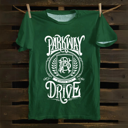Unisex Vintage  Parkway Drive Band Cotton T-Shirt