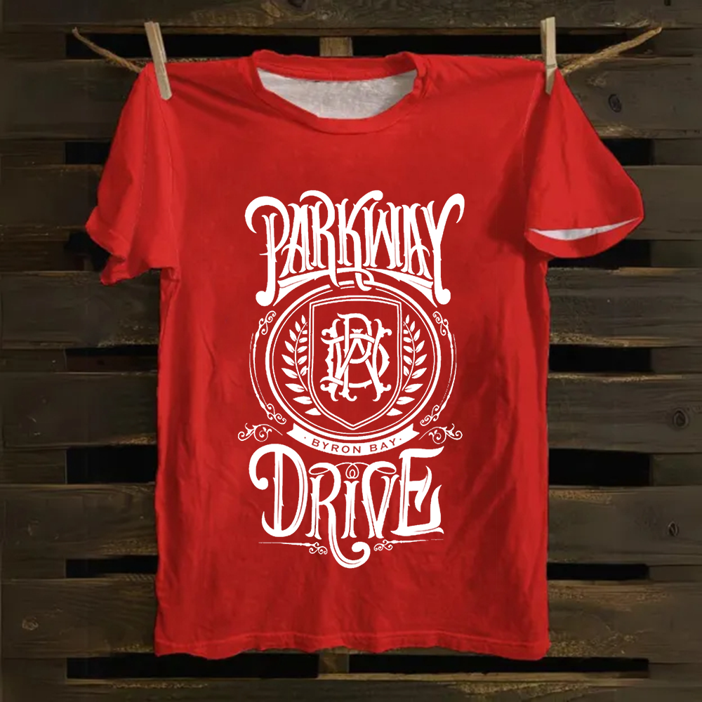 Unisex Vintage  Parkway Drive Band Cotton T-Shirt
