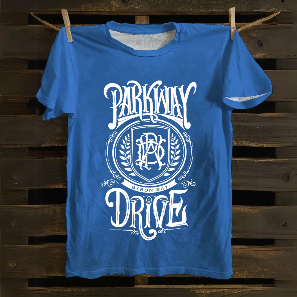 Unisex Vintage  Parkway Drive Band Cotton T-Shirt