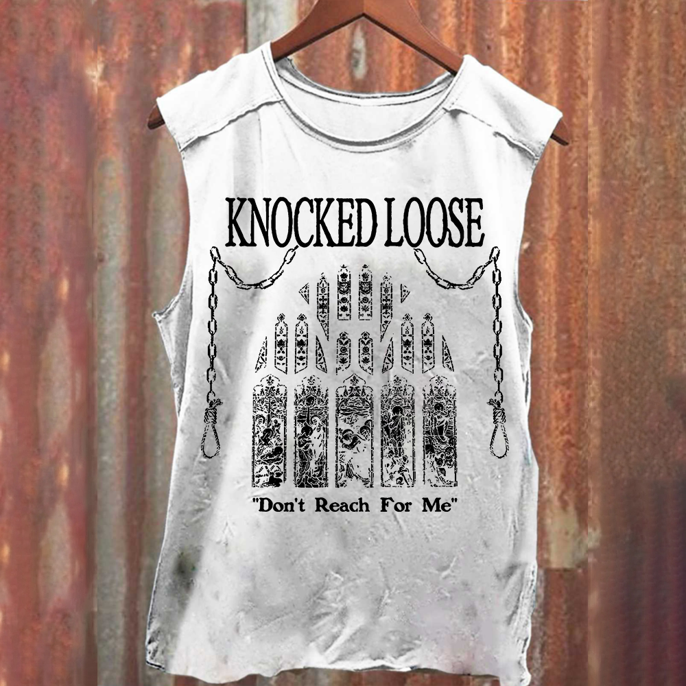 Knocked Loose Band Vintage Washed Tank Top
