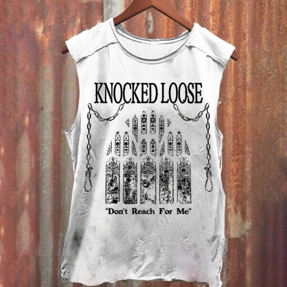 Knocked Loose Band Vintage Washed Tank Top