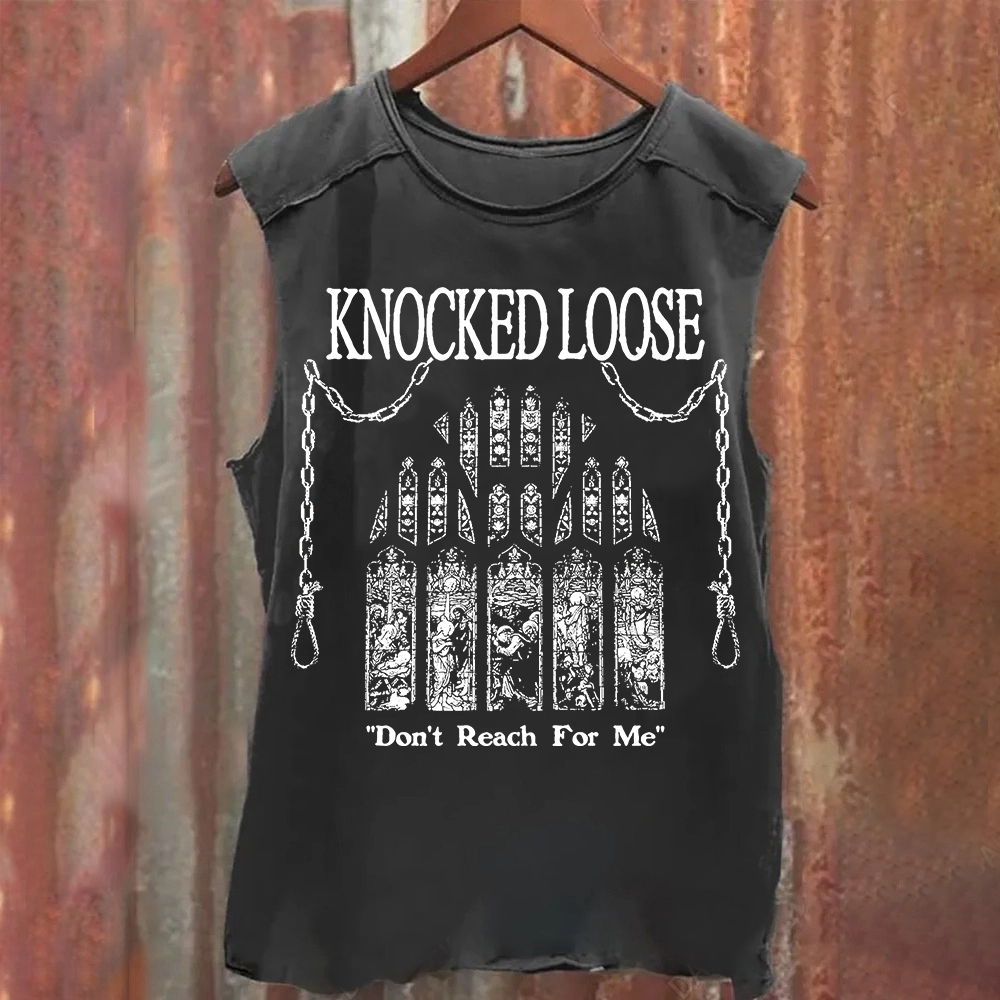 Knocked Loose Band Vintage Washed Tank Top