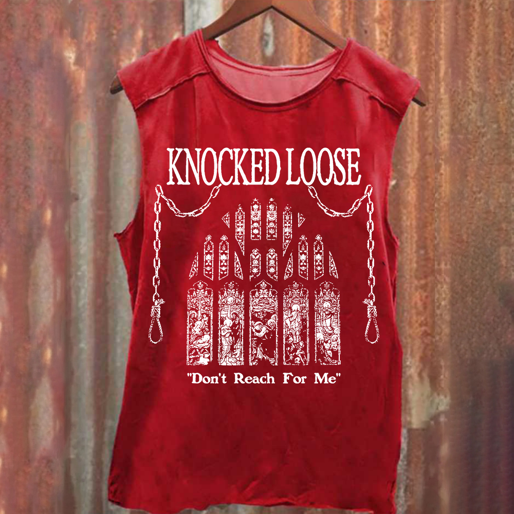 Knocked Loose Band Vintage Washed Tank Top