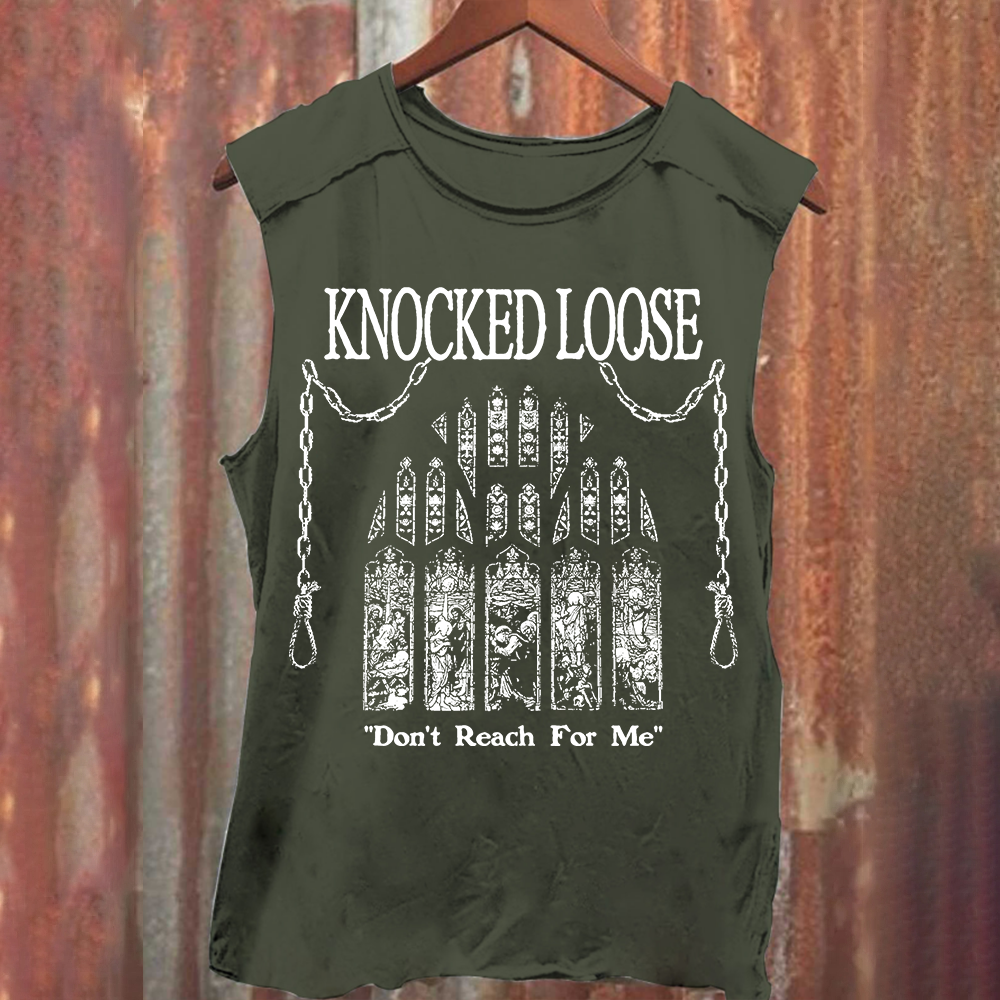 Knocked Loose Band Vintage Washed Tank Top