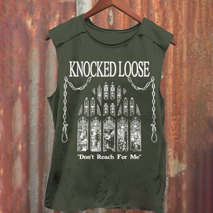 Knocked Loose Band Vintage Washed Tank Top