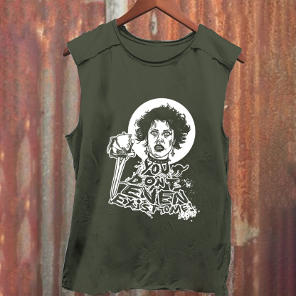 Unisex Vintage Washed The Craft Horror Movie Tank Top