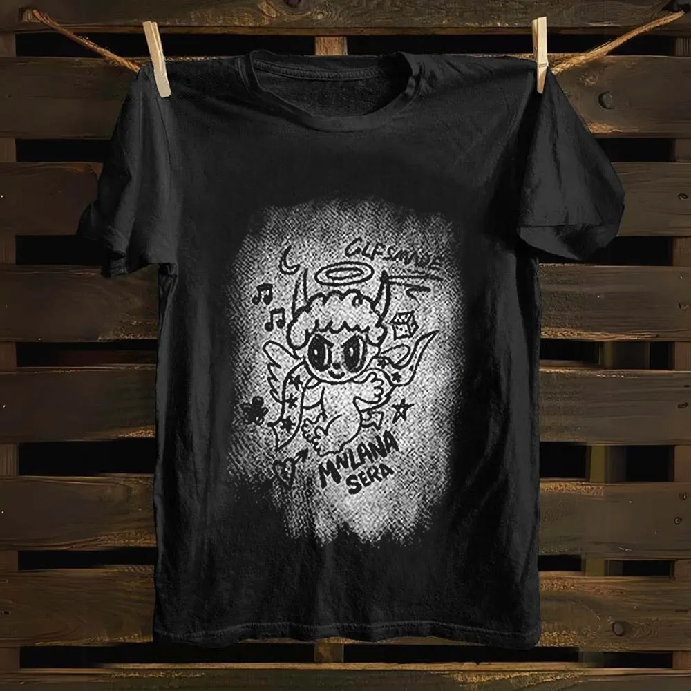 Unisex Vintage Angel Graphic Cotton T-Shirt