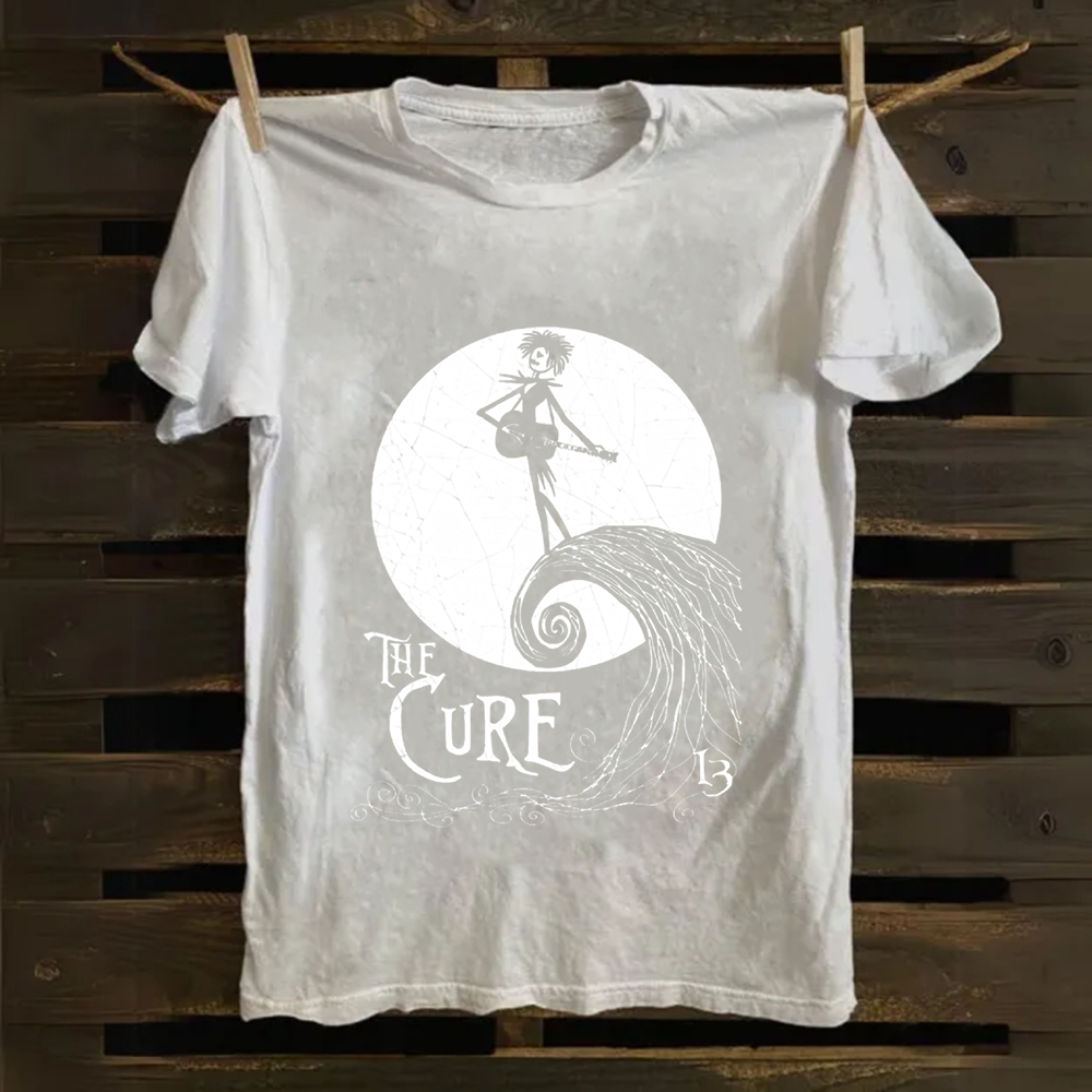 Unisex Vintage  The Cure Band Cotton T-Shirt