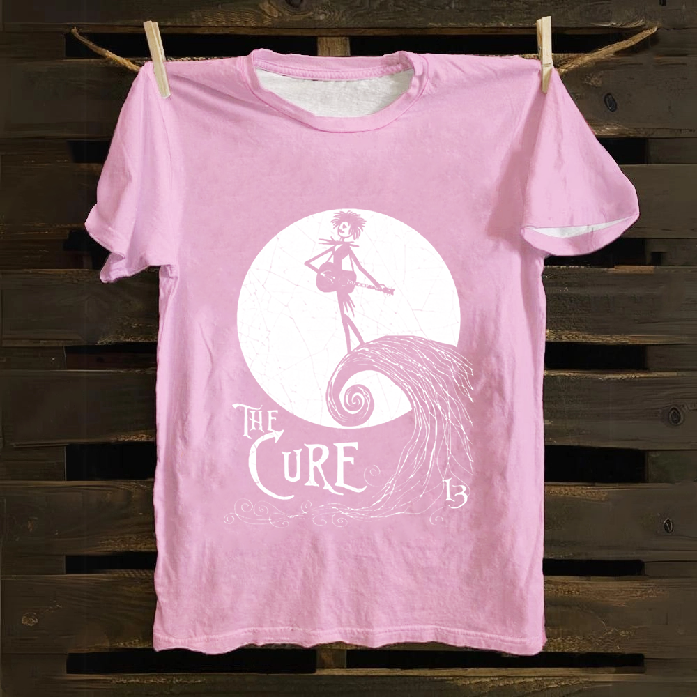 Unisex Vintage  The Cure Band Cotton T-Shirt