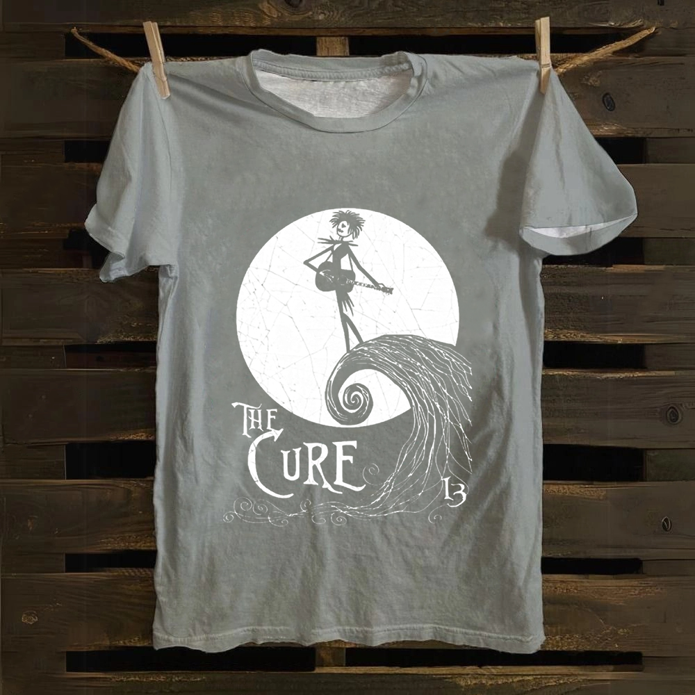 Unisex Vintage  The Cure Band Cotton T-Shirt