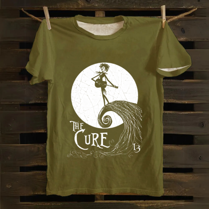 Unisex Vintage  The Cure Band Cotton T-Shirt