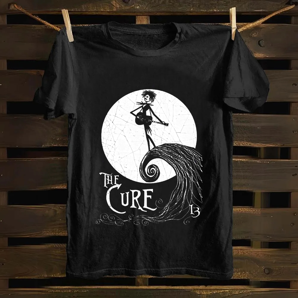 Unisex Vintage  The Cure Band Cotton T-Shirt