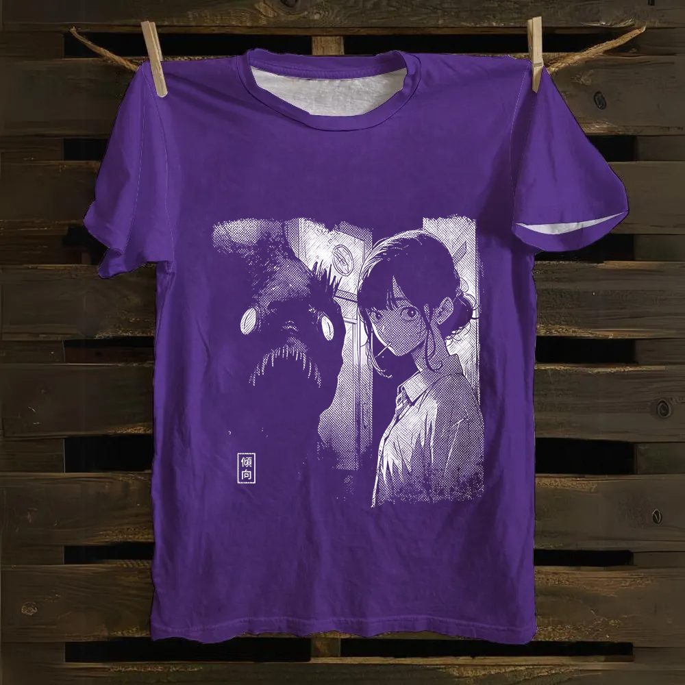 Unisex Vintage  Lollypop Girl Cotton T-Shirt