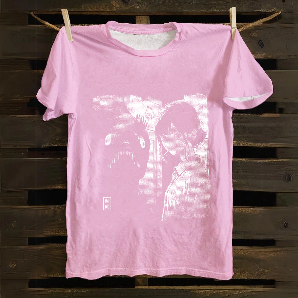 Unisex Vintage  Lollypop Girl Cotton T-Shirt