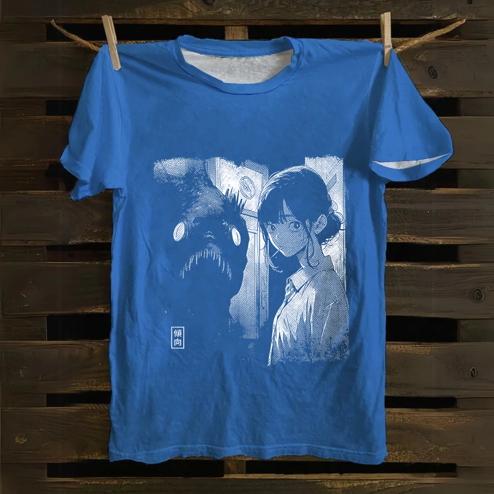 Unisex Vintage  Lollypop Girl Cotton T-Shirt