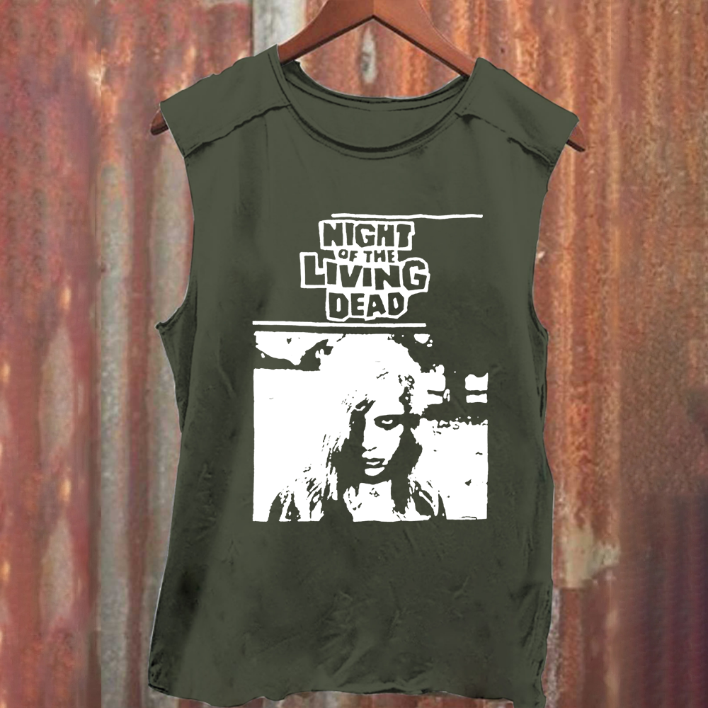 Unisex Vintage Washed  Night of the living dead 1990 horror movie Tank Top