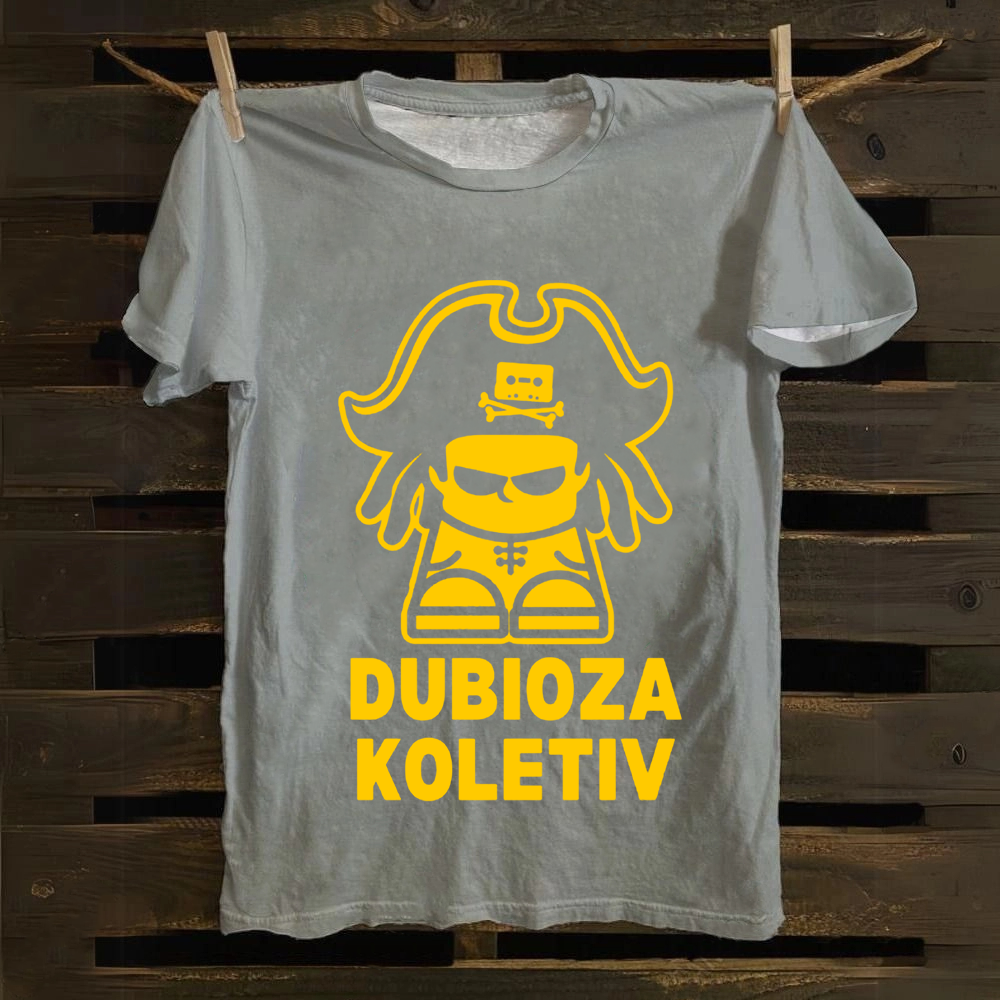 Unisex Vintage Dubioza Kolektiv Band Cotton T-Shirt