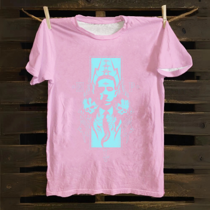 Unisex Vintage H.P. Lovecraft Celebrities Cotton T-Shirt