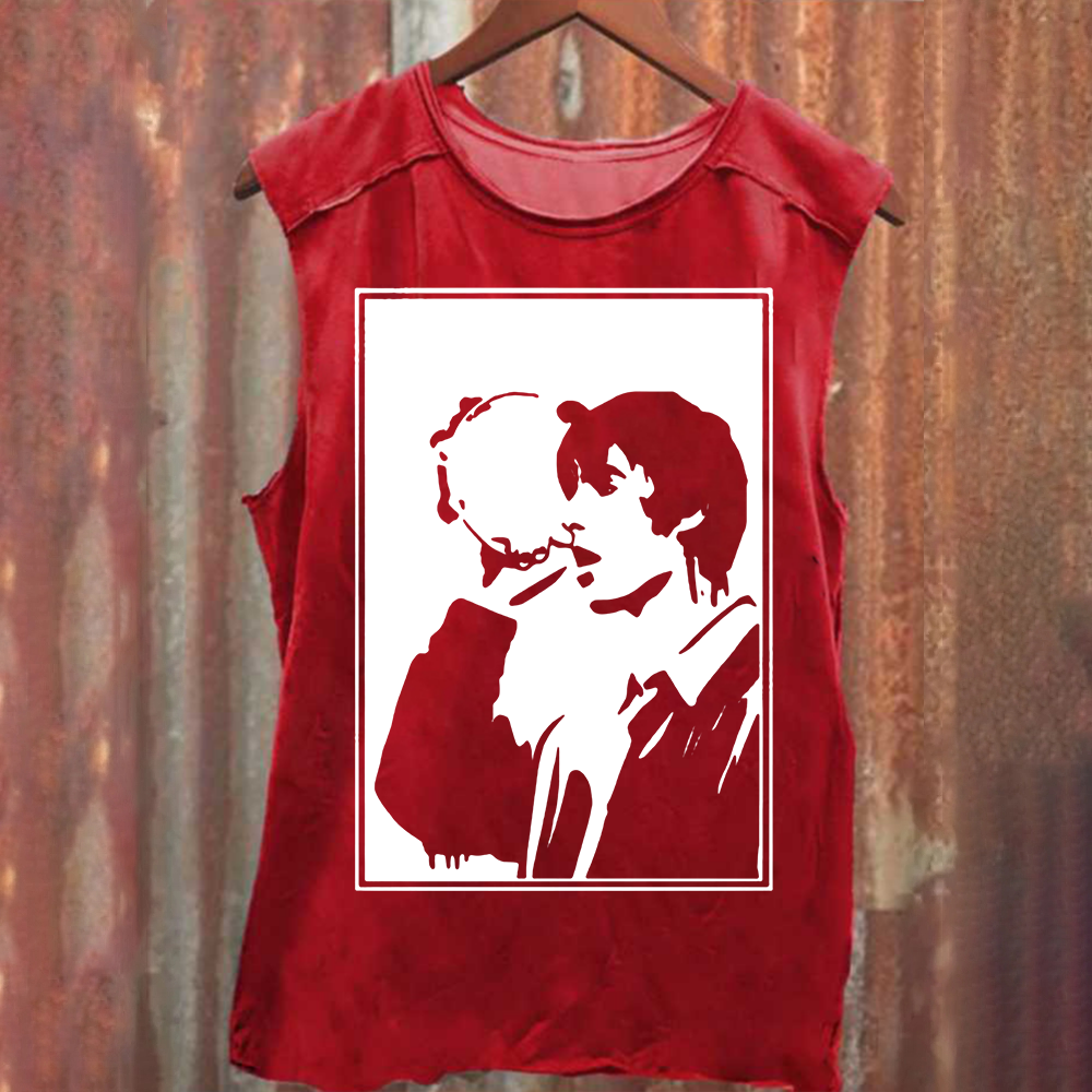 Oasis Band Vintage Washed Tank Top