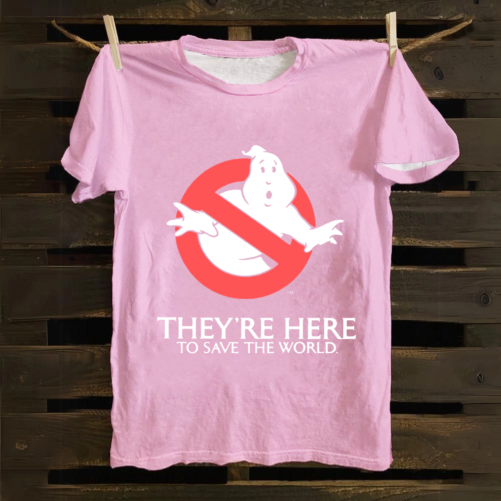 Unisex Vintage  Ghostbusters Horror Movie  Cotton T-Shirt