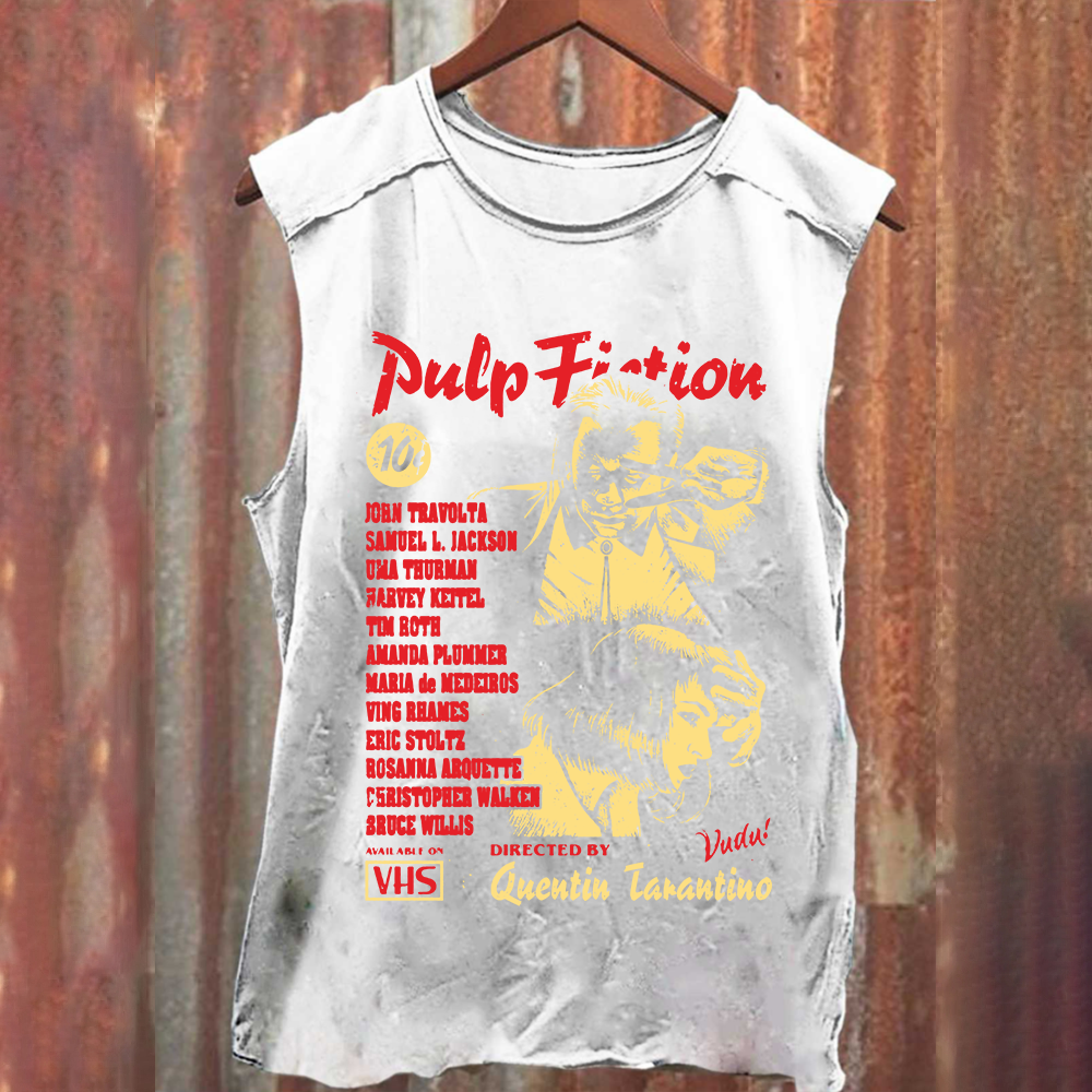 ?Unisex Pulp Fiction Mia & Vincent Classic Tank Top