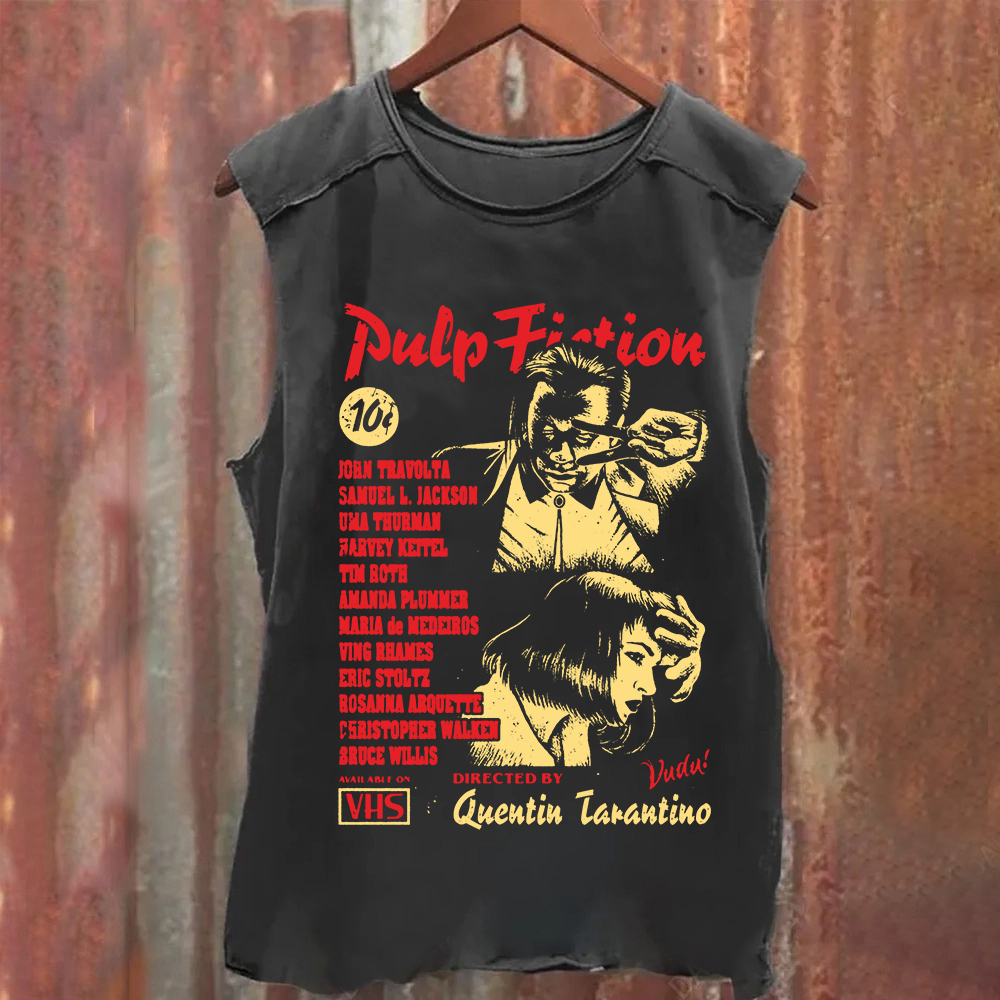 ?Unisex Pulp Fiction Mia & Vincent Classic Tank Top