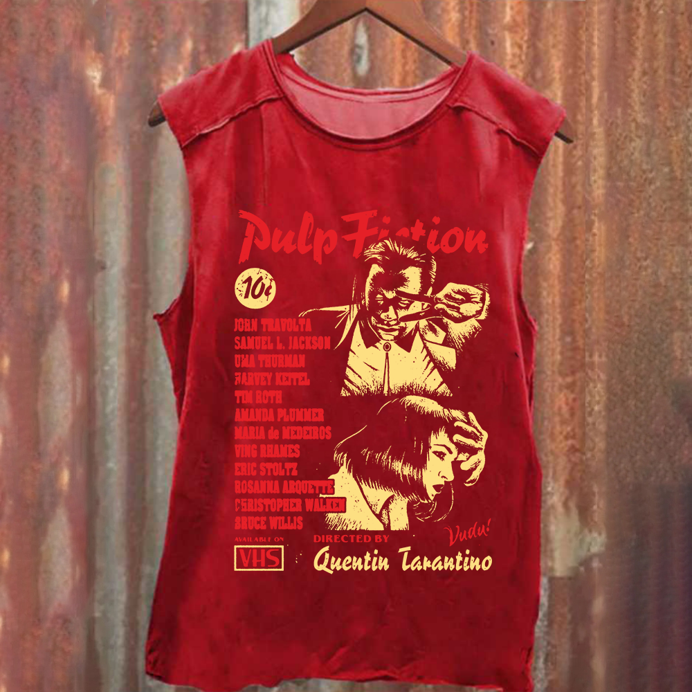 ?Unisex Pulp Fiction Mia & Vincent Classic Tank Top