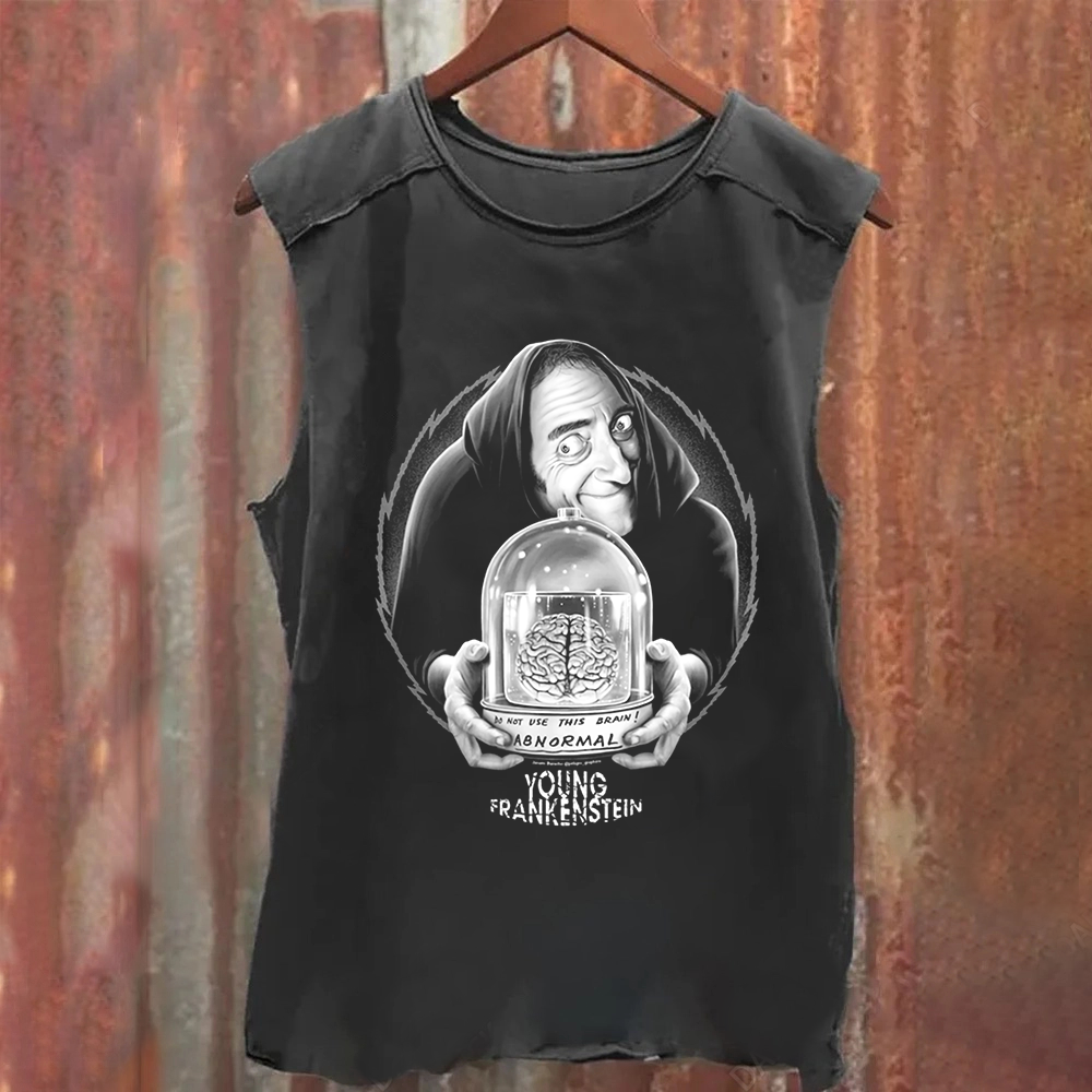 Unisex Vintage Washed Young Frankenstein 1974 horror movie Tank Top