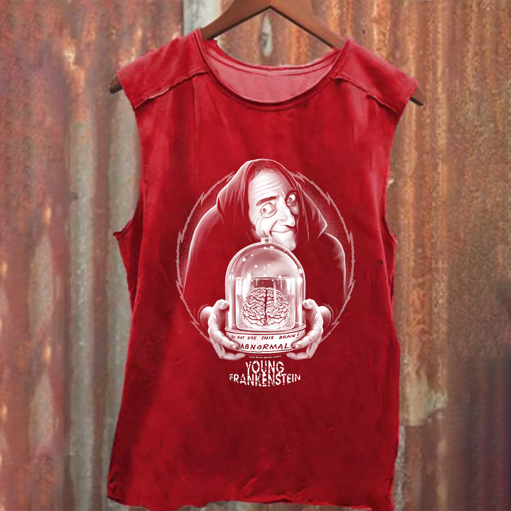 Unisex Vintage Washed Young Frankenstein 1974 horror movie Tank Top