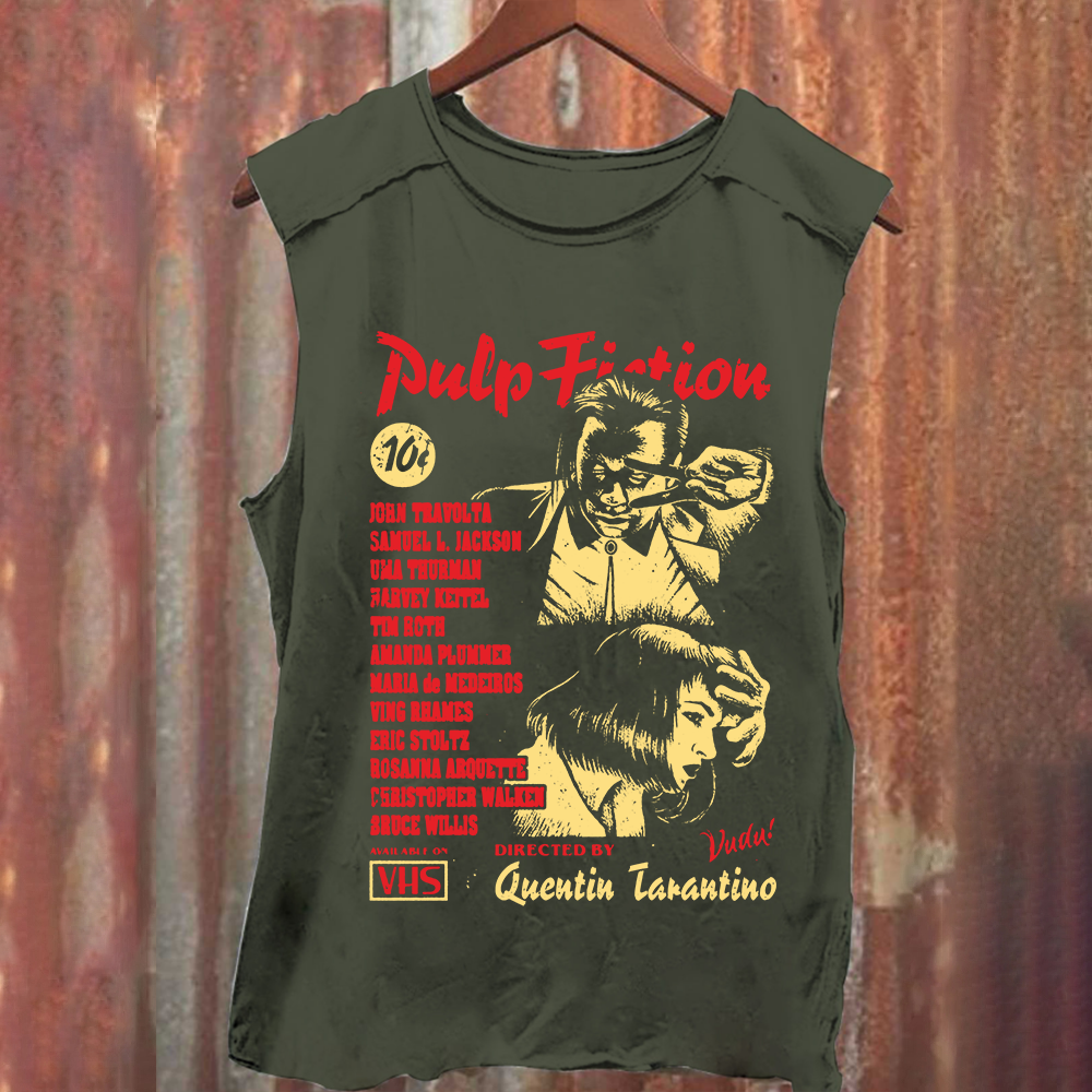 ?Unisex Pulp Fiction Mia & Vincent Classic Tank Top