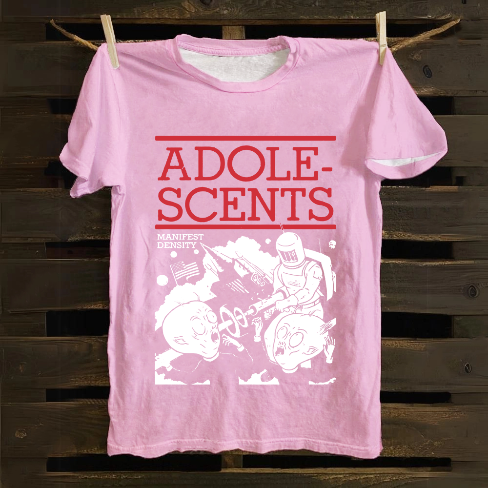 Unisex Vintage  Adolescents Band Cotton T-Shirt