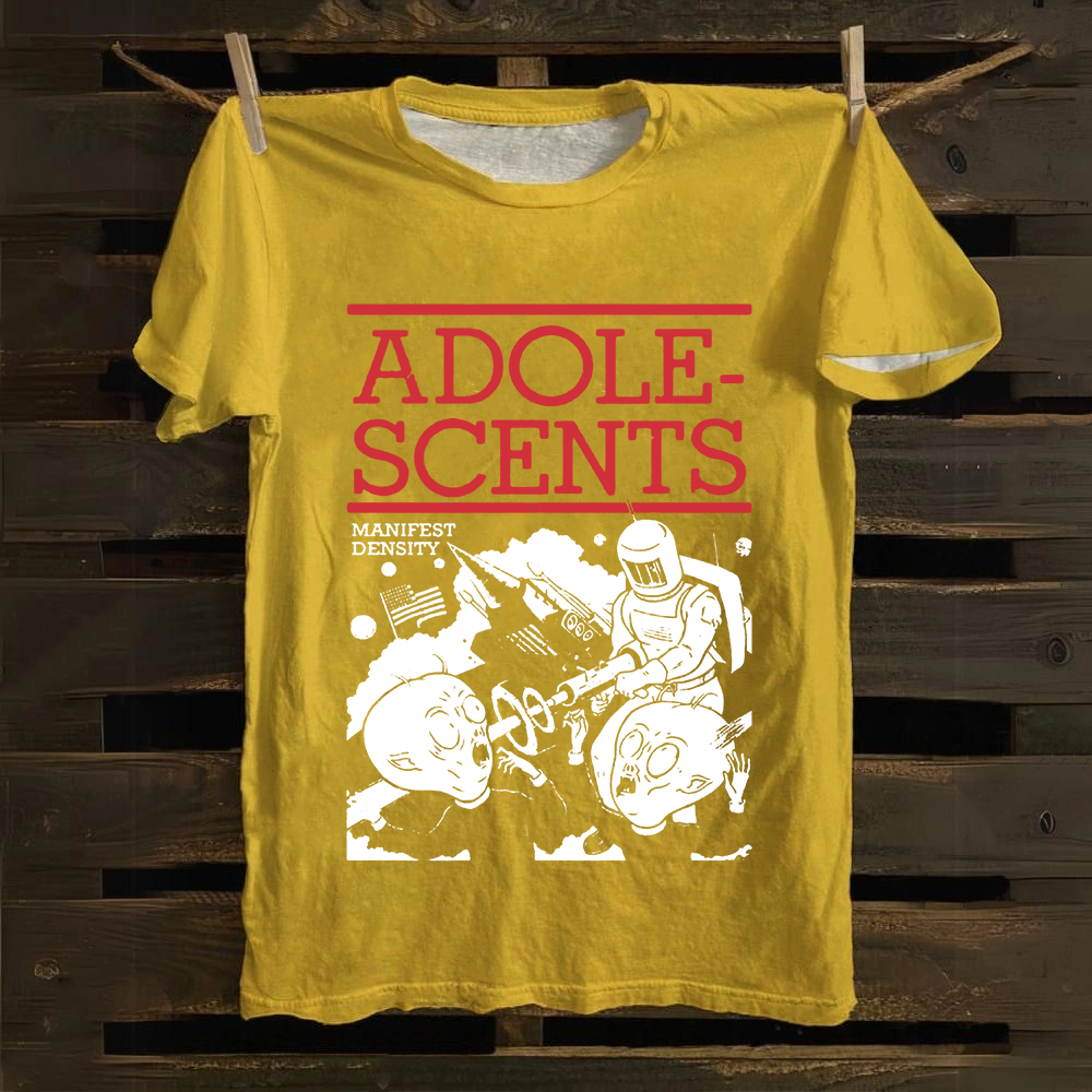 Unisex Vintage  Adolescents Band Cotton T-Shirt