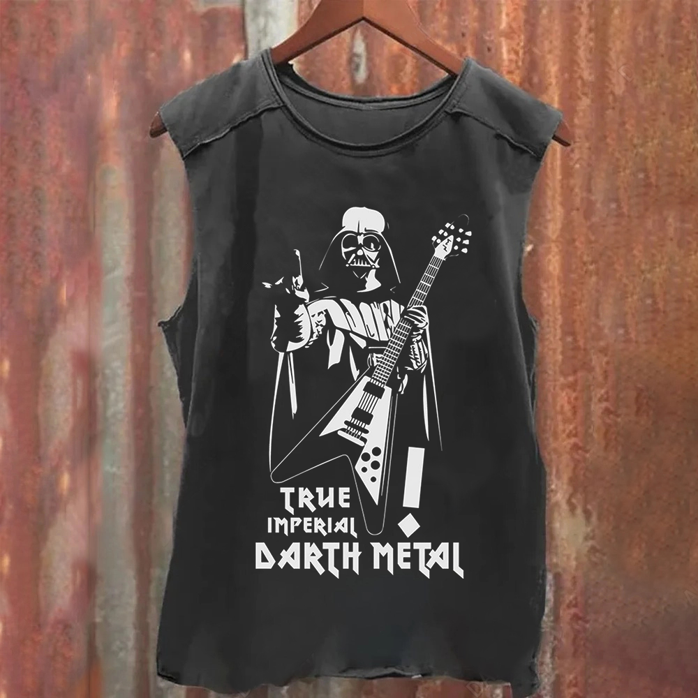 Unisex Vintage Washed  Star Wars movie Tank Top
