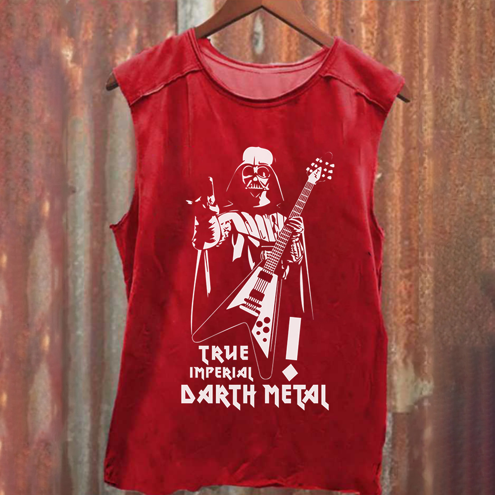 Unisex Vintage Washed  Star Wars movie Tank Top