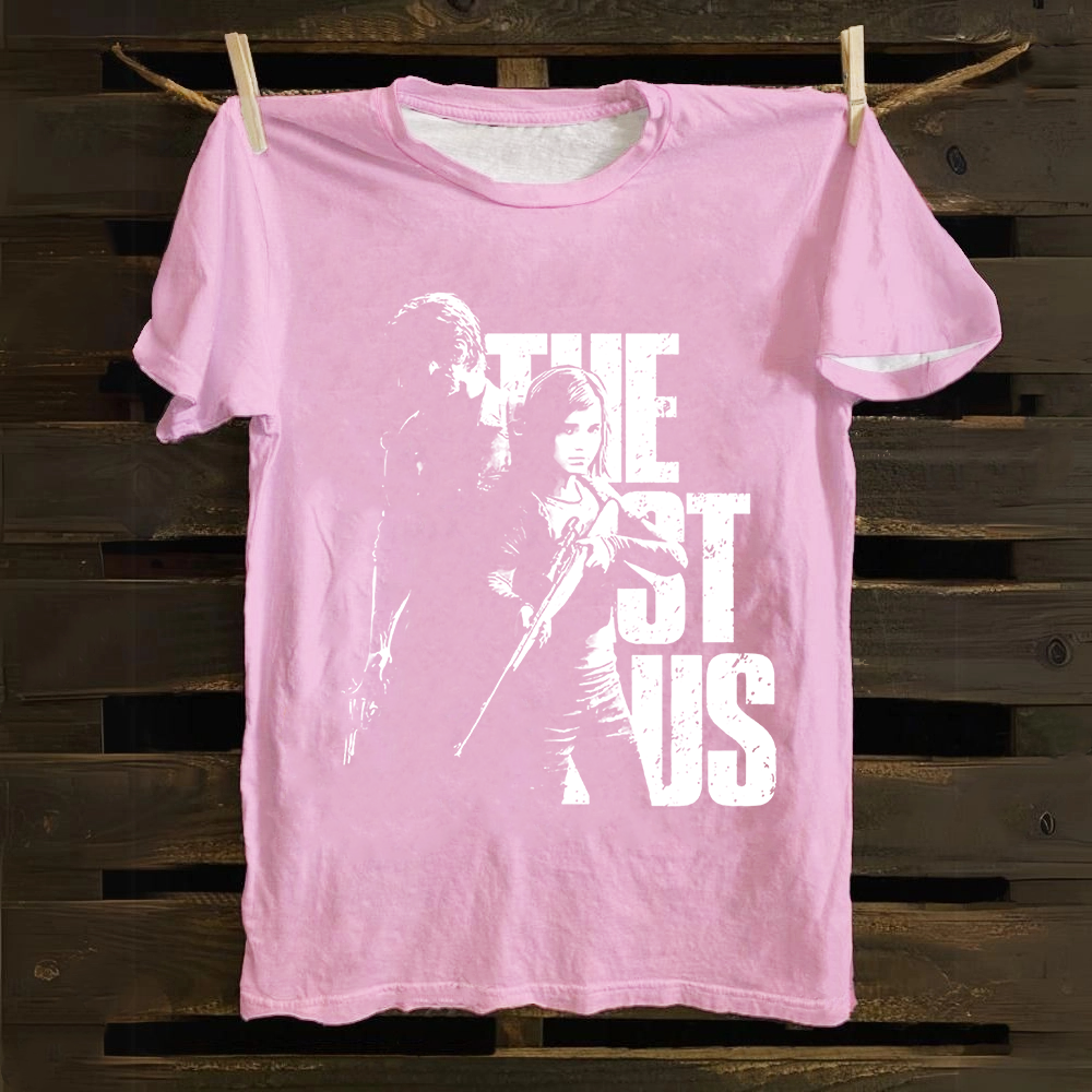 Unisex Vintage The Last of Us Horror Game Movie Cotton T-Shirt