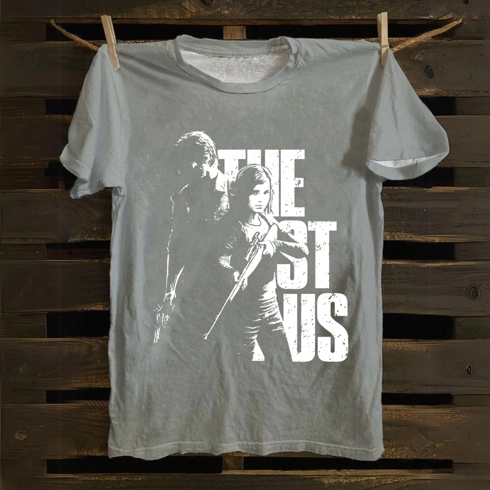 Unisex Vintage The Last of Us Horror Game Movie Cotton T-Shirt
