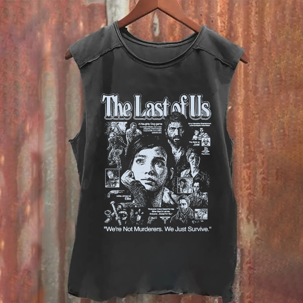 Unisex Vintage Washed The Conjuring Horror Movie Tank Top