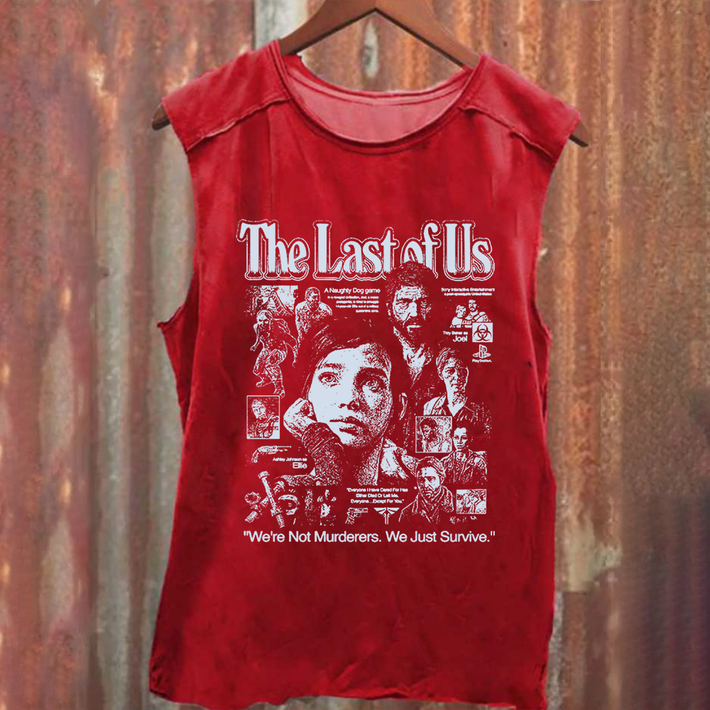 Unisex Vintage Washed The Conjuring Horror Movie Tank Top