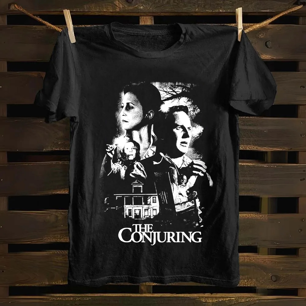 Unisex Vintage The Conjuring Horror Movie Cotton T-Shirt