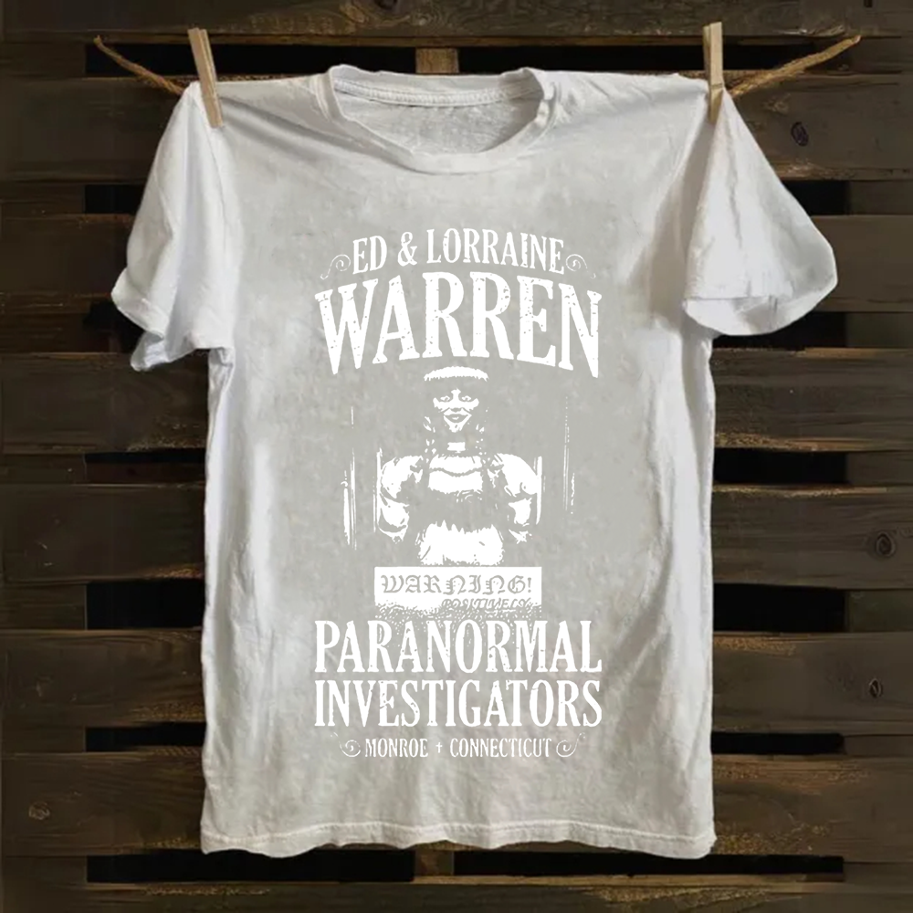 Unisex Vintage The Conjuring Horror Movie Cotton T-Shirt