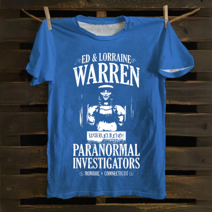 Unisex Vintage The Conjuring Horror Movie Cotton T-Shirt