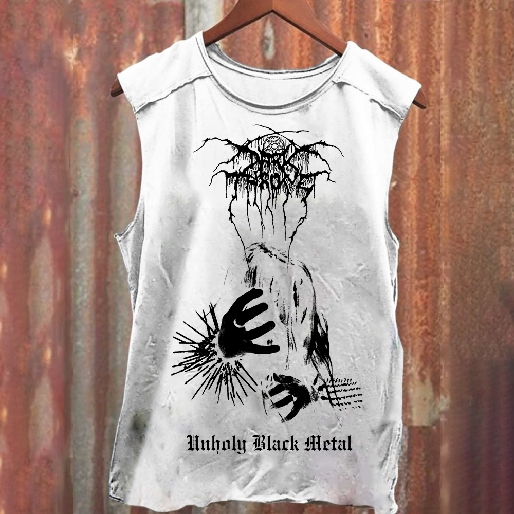 Unisex Vintage Washed Darkthrone Tank Top